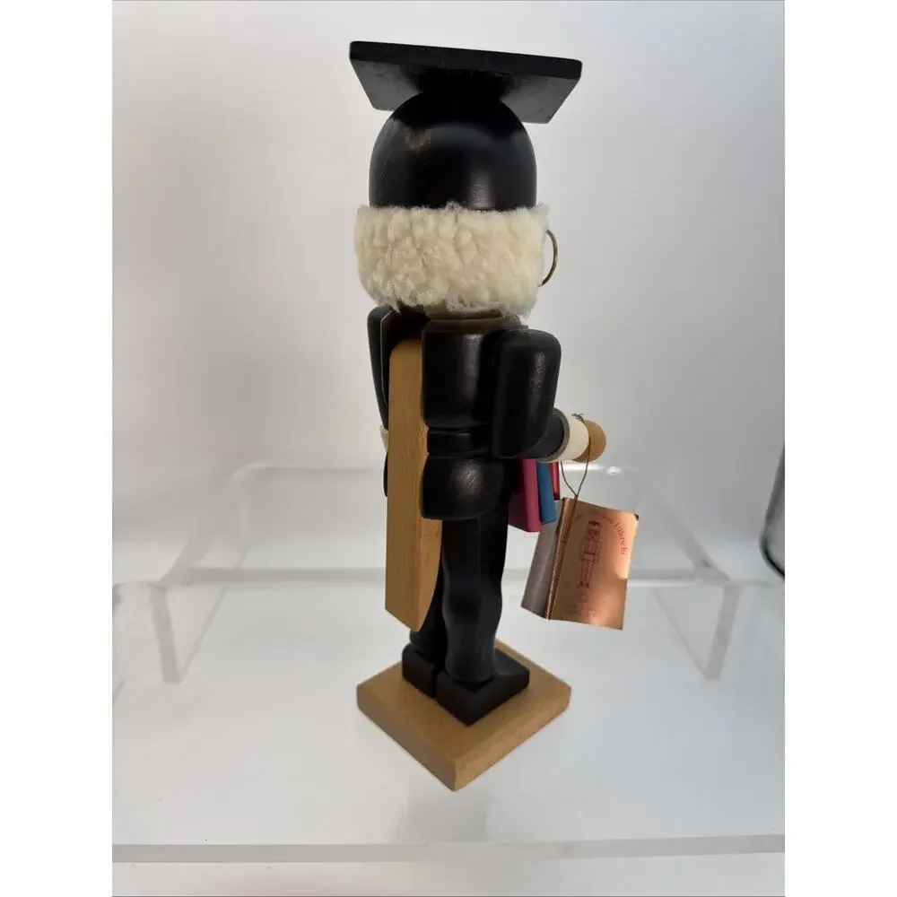 Christian Ulbricht Doctor Graduate Nutcracker Handmade Germany READ